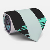 ピモダンッアートクガーリーのブラシストライプストロ ネクタイ (ロール)