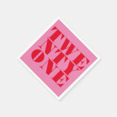 ピモダンッエレガントクレッドはっきりした21歳 スタンダードカクテルナプキン (角)