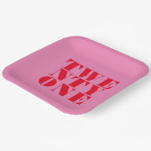 ピモダンッエレガントクレッドはっきりした21歳 ペーパープレート (傾斜あり)