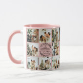 ピモダンッエレガントク数々の写真コラージュ記念 マグカップ (左)