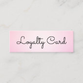 ピモダンッエレガントク美しいサロン ロイヤリティカード (正面)
