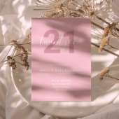 ピモダンッエレガントク21歳の招待状 招待状