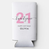 ピモダンッエレガントク21歳の誕生日 スリム缶クーラー (裏面)