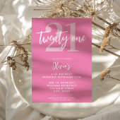 ピモダンッエレガントク21歳 招待状