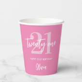 ピモダンッエレガントク21歳 紙コップ (裏面)