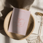 ピモダンッカラフルクお洒落パステルおもしろい結婚ズ セーブザデート