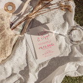 ピモダンックお洒落ブライトスタイリッシュレトロ結婚ズ 招待状