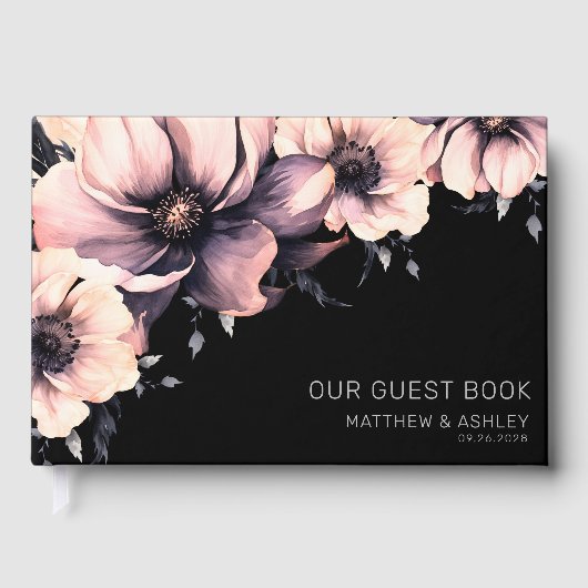 ピモダンックエレガントフローラ結婚ズ ゲストブック (正面)