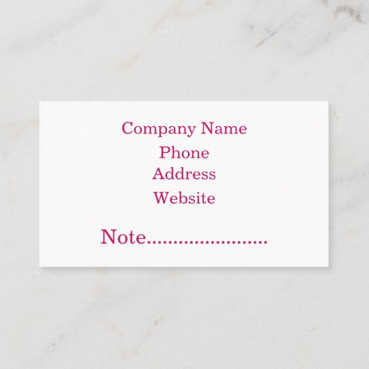 ピモダンックカスタマイズ パーソナライズされた 名刺 (裏面)