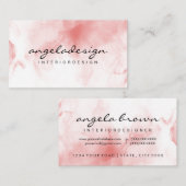 ピモダンッグラデーションク水色 名刺 (正面/裏面)