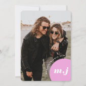 ピモダンッミニマルク&イエローレトロアーはっきりしたチ日 セーブザデート (裏面)