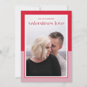 ピモダンッ縁どク&レッド・ヴァレンティLove写真 シーズンカード (正面)