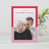 ピモダンッ縁どク&レッド・ヴァレンティLove写真 シーズンカード (スタンド正面)