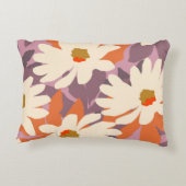 ピモダンンク芸術的デイジー自然ホームデコール アクセントクッション (裏面)