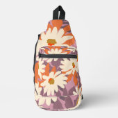 ピモダンンク芸術的デイジー自然ホームデコール スリングバッグ (正面)