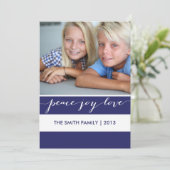 ピモダンース、ジョイ、ラブホリデーの写真カード |青 シーズンカード (スタンド正面)