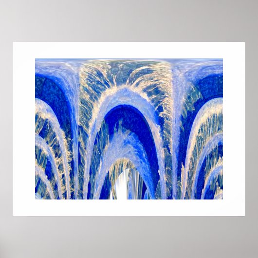 ピュアウォーター走深いアート ポスター (正面)