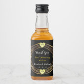 ピュアエレガンスウェディングパーティーイベントミニ リキュールボトルラベル (正面)