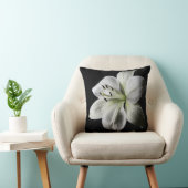 ピュアエレガントホワイトリリー装飾用クッション クッション (椅子)