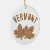 ピュアオーガニックメープルシュガーキャンディバーモントVTグルメ セラミックオーナメント (右)