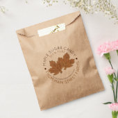 ピュアオーガニックメープルシュガーシロップ飴葉葉 フェイバーバッグ (封をした状態)