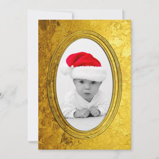 ピュアゴールデンフォトフレームII +あなたの写真と文字 (正面)