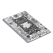 ピュアシーインクイラストレーション引用文バイニーチェ ノートブック (右側)