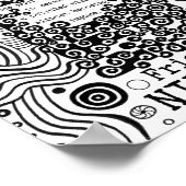 ピュアシーインクイラストレーション引用文バイニーチェ ポスター (角)