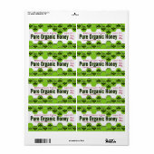 ピュアハオーガニックニー·ジャパーソナライズされたー ラベル (フルシート)