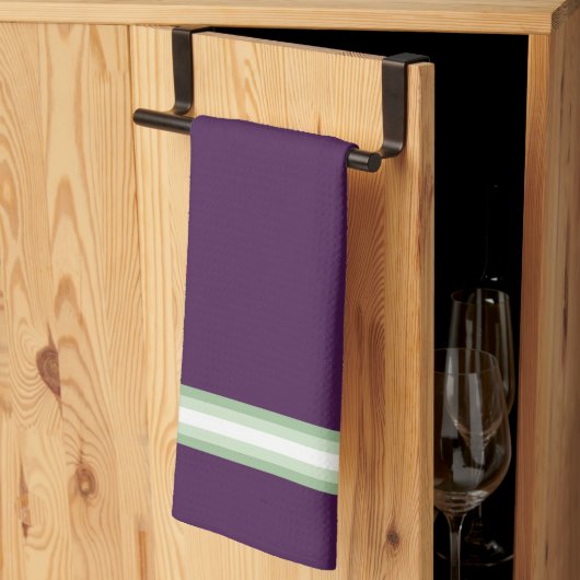 ピュアピュア（ミントグリーン） キッチンタオル (三つ折り)