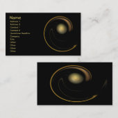 ピュアフラムブラゴミッチェル素晴らしフラクタル 名刺 (正面/裏面)