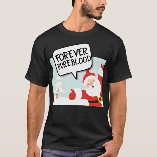 ピュアブラッド クリスマス サンタ Tシャツ (正面)