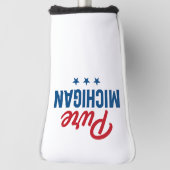 ピュアミシガンゴルフパターカバー ゴルフヘッドカバー (回転90)