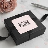 ピュアミシガンパーソナライズされたステッカー スクエアシール