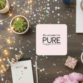 ピュアミシガンパーソナライズされたステッカー スクエアシール