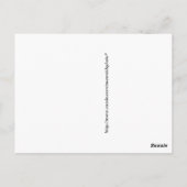 ピュアミシガンブルーサインへようこそ ポストカード (裏面)