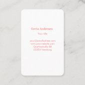 ピュアムーイン/ハロー 名刺 (裏面)