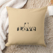 ピュアラブアットザーズシンプル型枠 文字デザイン クッション (ブランケット)