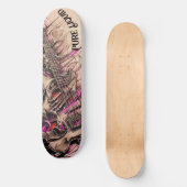 ピュアリキッドエレキギター スケートボード (正面)