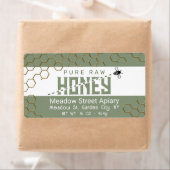 ピュアローハニーキュートビークロッシング金ゴールドハニカム ラベル (インサイチュ)