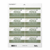 ピュアローハニーキュートビークロッシング金ゴールドハニカム ラベル (フルシート)