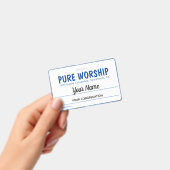 ピュア崇拝2025特別大会 | JW名 バッジ (Handheld)