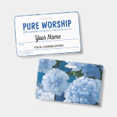 ピュア崇拝2025特別大会 | JW名 バッジ (Front & Back)