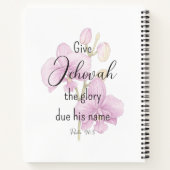 ピュア礼拝コンベンション両面ノートブックW蘭 ノートブック (裏面)