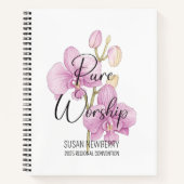 ピュア礼拝コンベンション両面ノートブックW蘭 ノートブック (正面)