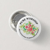 ピュア礼拝2025大会JWピンギフト 缶バッジ (正面&裏面)