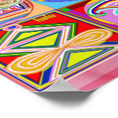 ピュア霊気ヒーリングアート – 12シンボル ポスター (角)