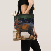 ピュア馬力 – 馬の引っ張りイベント トートバッグ (クローズアップ)