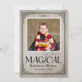 ピュア魔法おもしろいハロウィンフォトカード カード (正面)