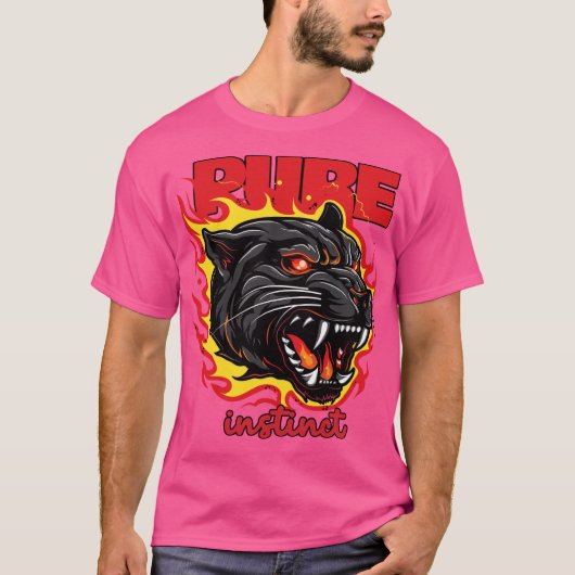 ピュア・インスティンクト・パンサーTシャツ Tシャツ (正面)